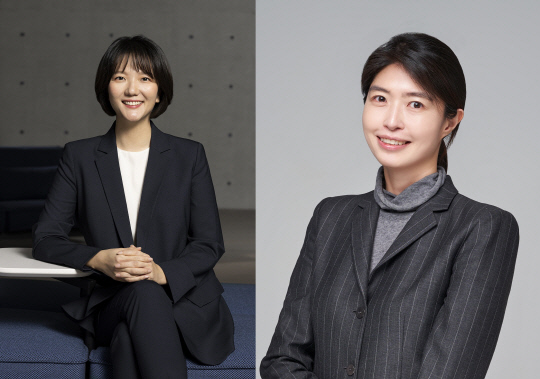 최수연(왼쪽) 네이버 대표와 정신아 카카오 대표 내정자. 각사 제공